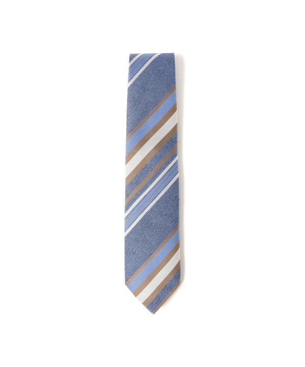 Seaward & Stearn ストライプタイ BEAMS F（ビームスF）Seaward & Stearn / シルク ストライプ ネクタイ