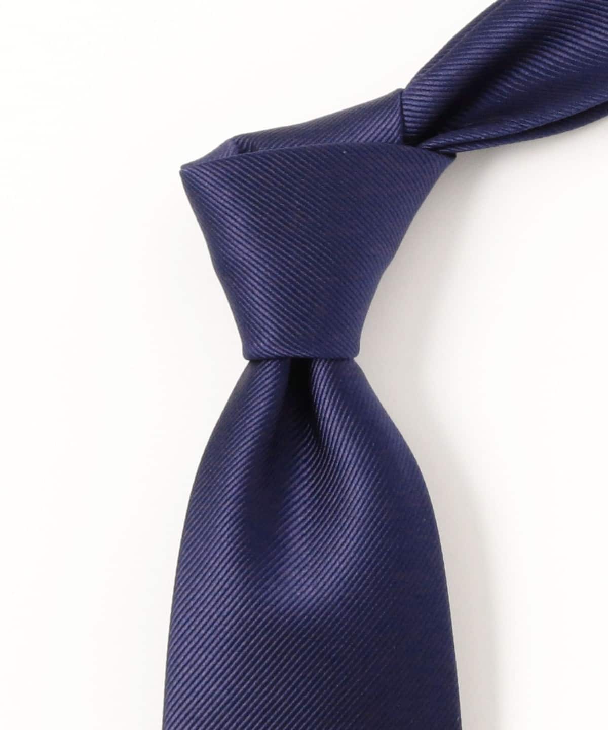 BEAMS F（ビームスF）Holliday & Brown / シルク ソリッド ネクタイ