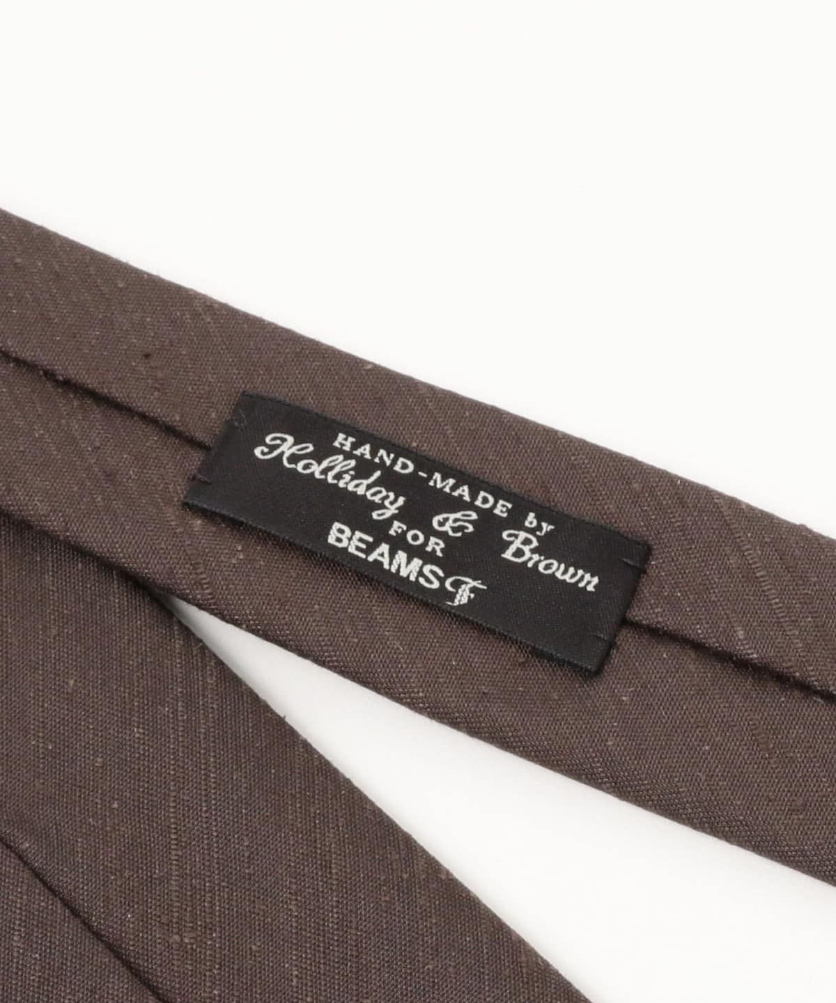 BEAMS F（ビームスF）Holliday & Brown / シルク ソリッド ネクタイ