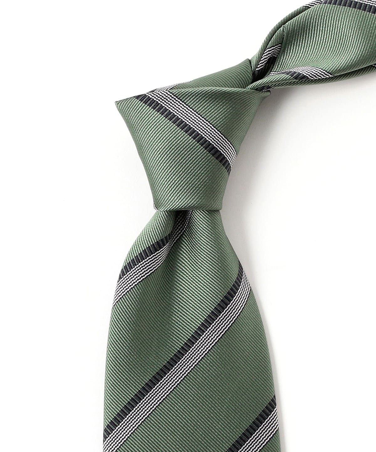 BEAMS F（ビームスF）Holliday & Brown / シルク ストライプ ネクタイ