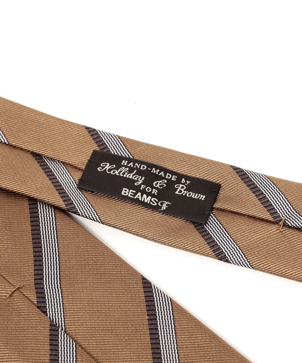 BEAMS F（ビームスF）Holliday & Brown / シルク ストライプ ネクタイ