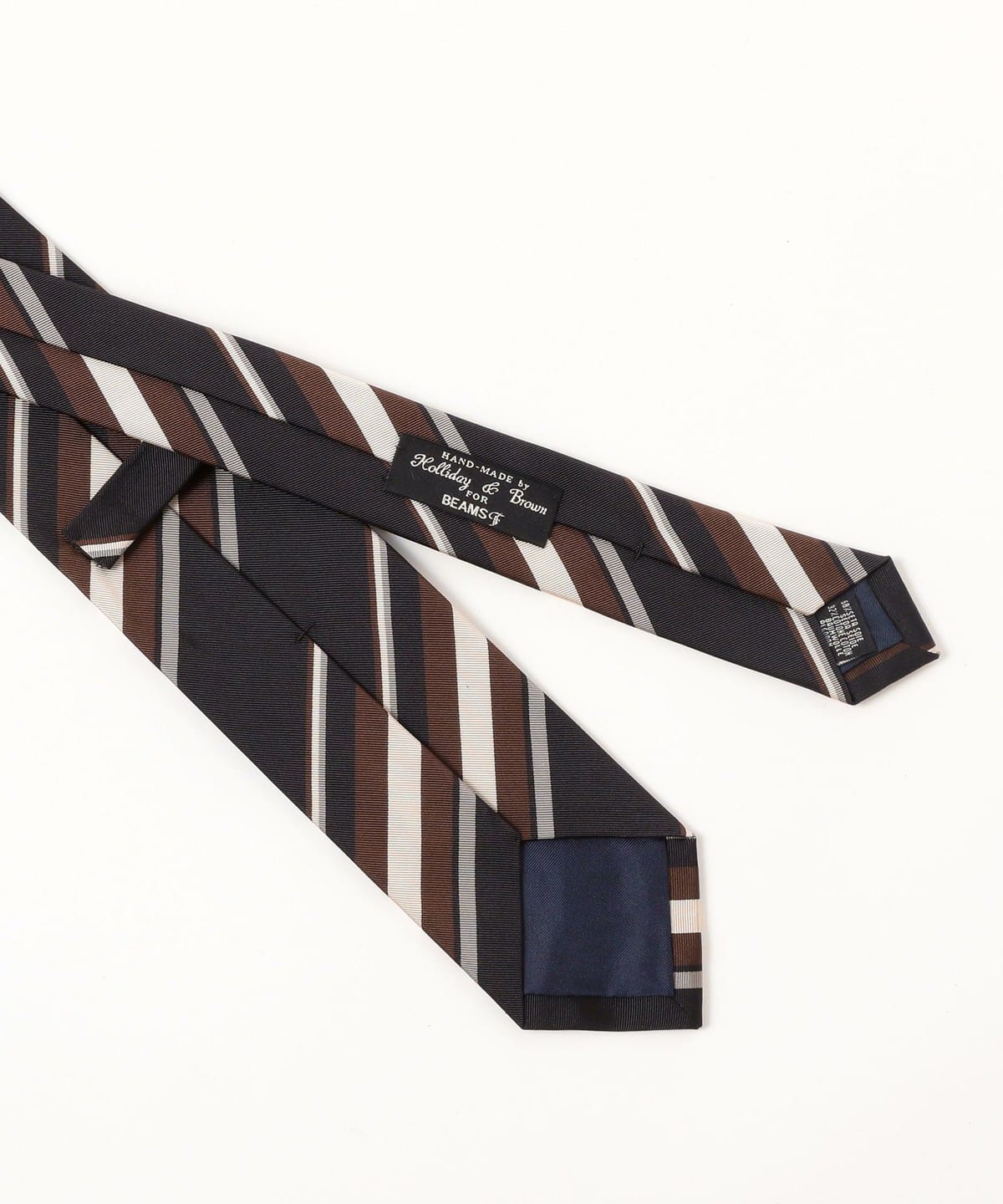 BEAMS F（ビームスF）Holliday & Brown / シルクコットン ストライプ