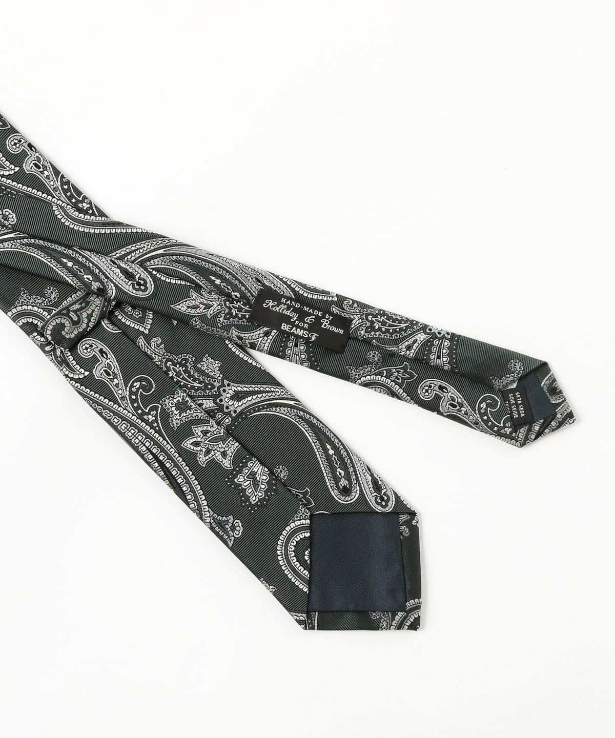 BEAMS F（ビームスF）Holliday & Brown / シルク ペイズリー柄 ジャ