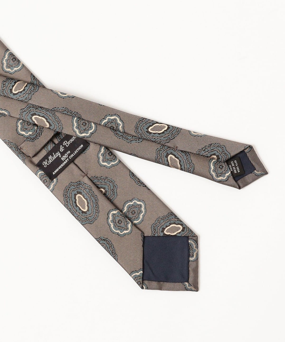 BEAMS F（ビームスF）Holliday & Brown / シルク ペイズリー柄 ジャ