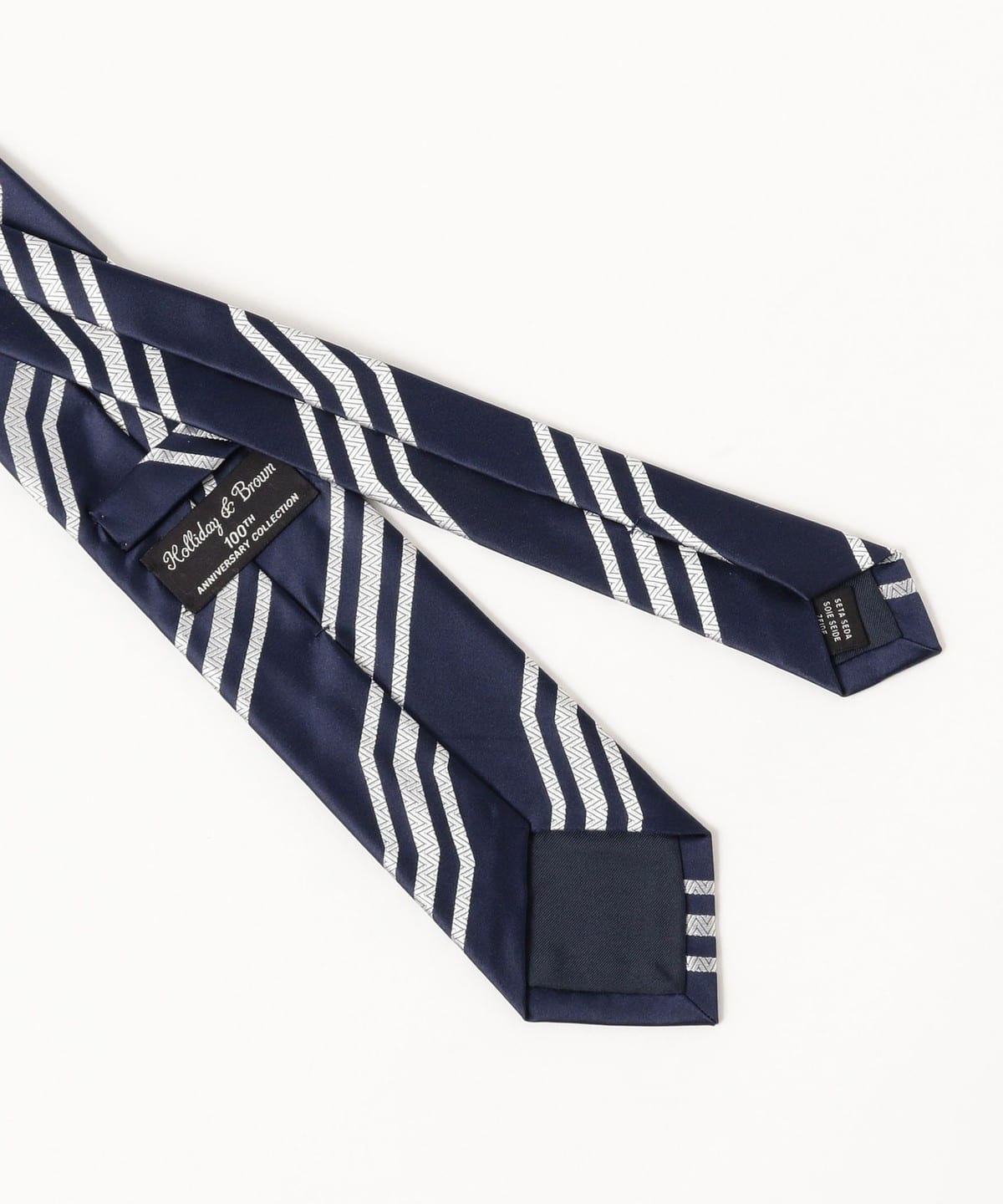 BEAMS F（ビームスF）Holliday & Brown / シルク ジグザグ柄 ジャ