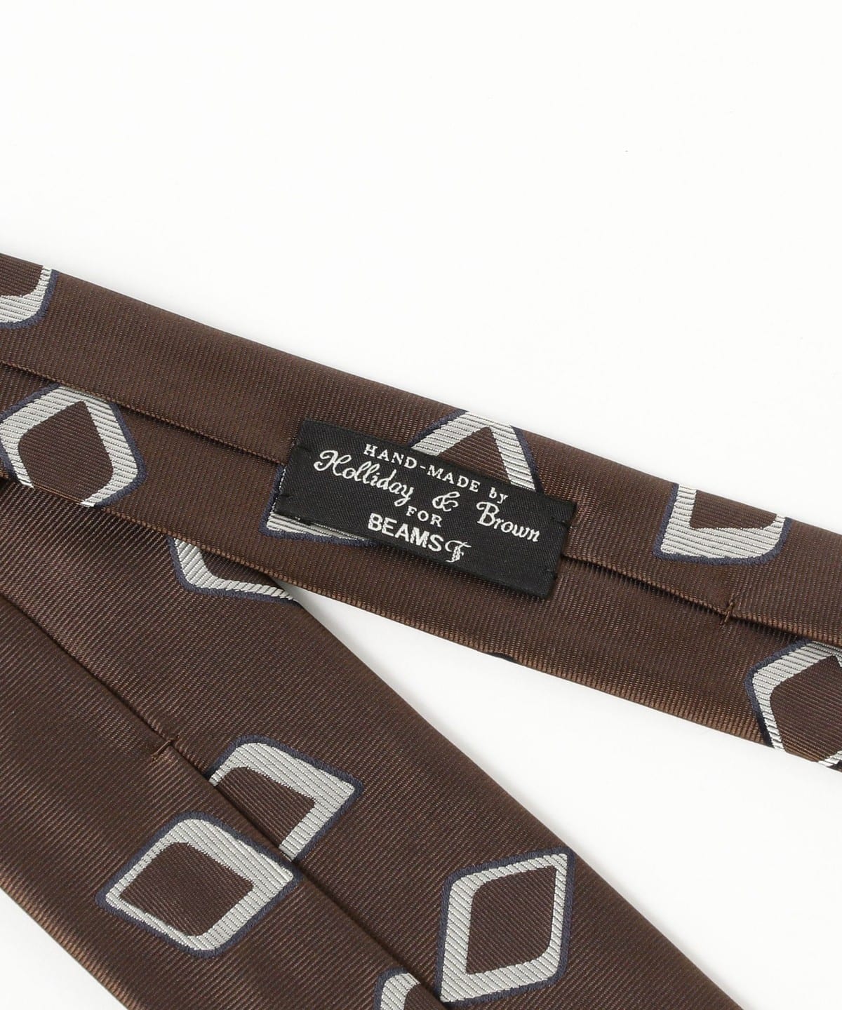 BEAMS F（ビームスF）Holliday & Brown / シルク スクエア柄 ジャ