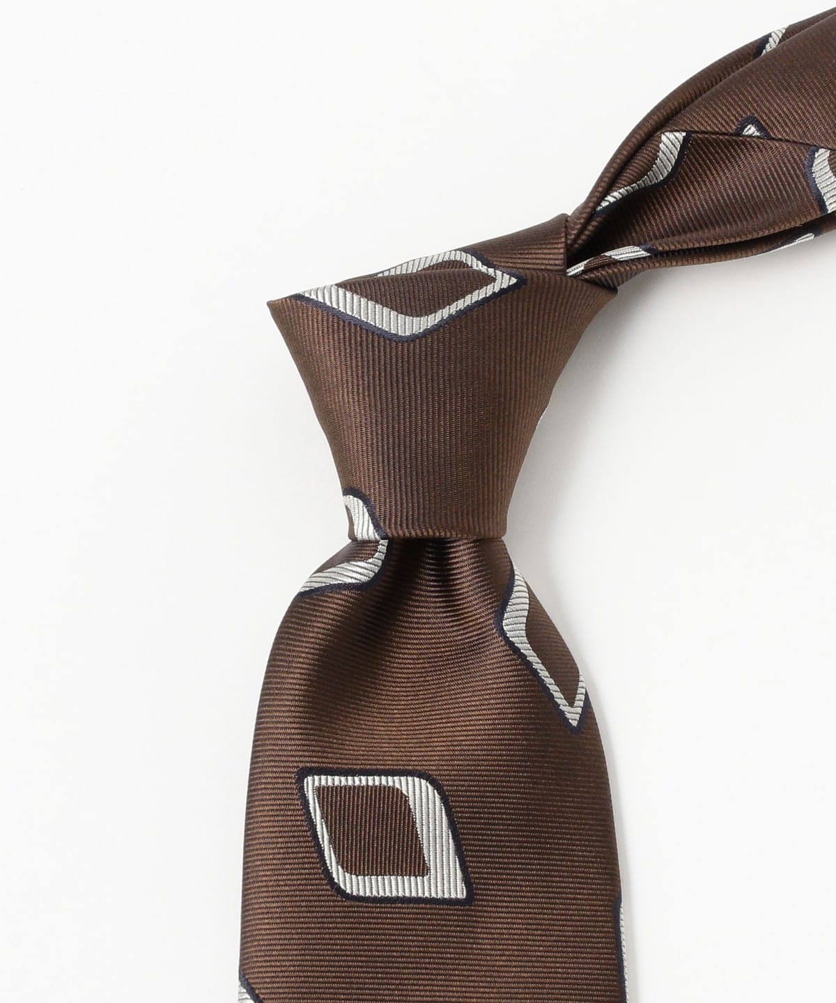 BEAMS F（ビームスF）Holliday & Brown / シルク スクエア柄 ジャ