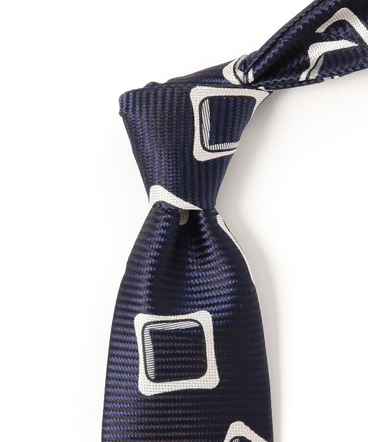 BEAMS F（ビームスF） Holliday & Brown / シルク スクエア柄 ジャ