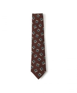 Holliday & Brown / シルク 小紋柄 プリント ネクタイ