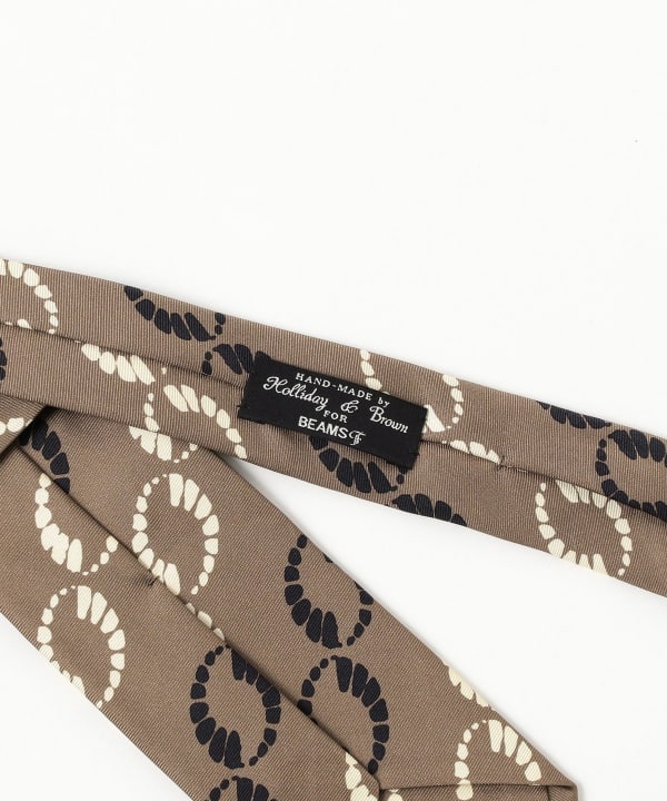 BEAMS F（ビームスF）Holliday & Brown / シルク サークル柄 プリント