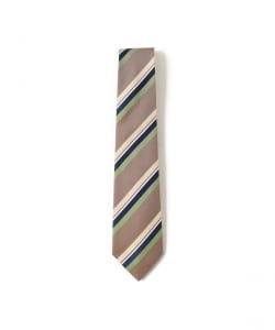FRANCO BASSI / シルク ストライプ ネクタイ