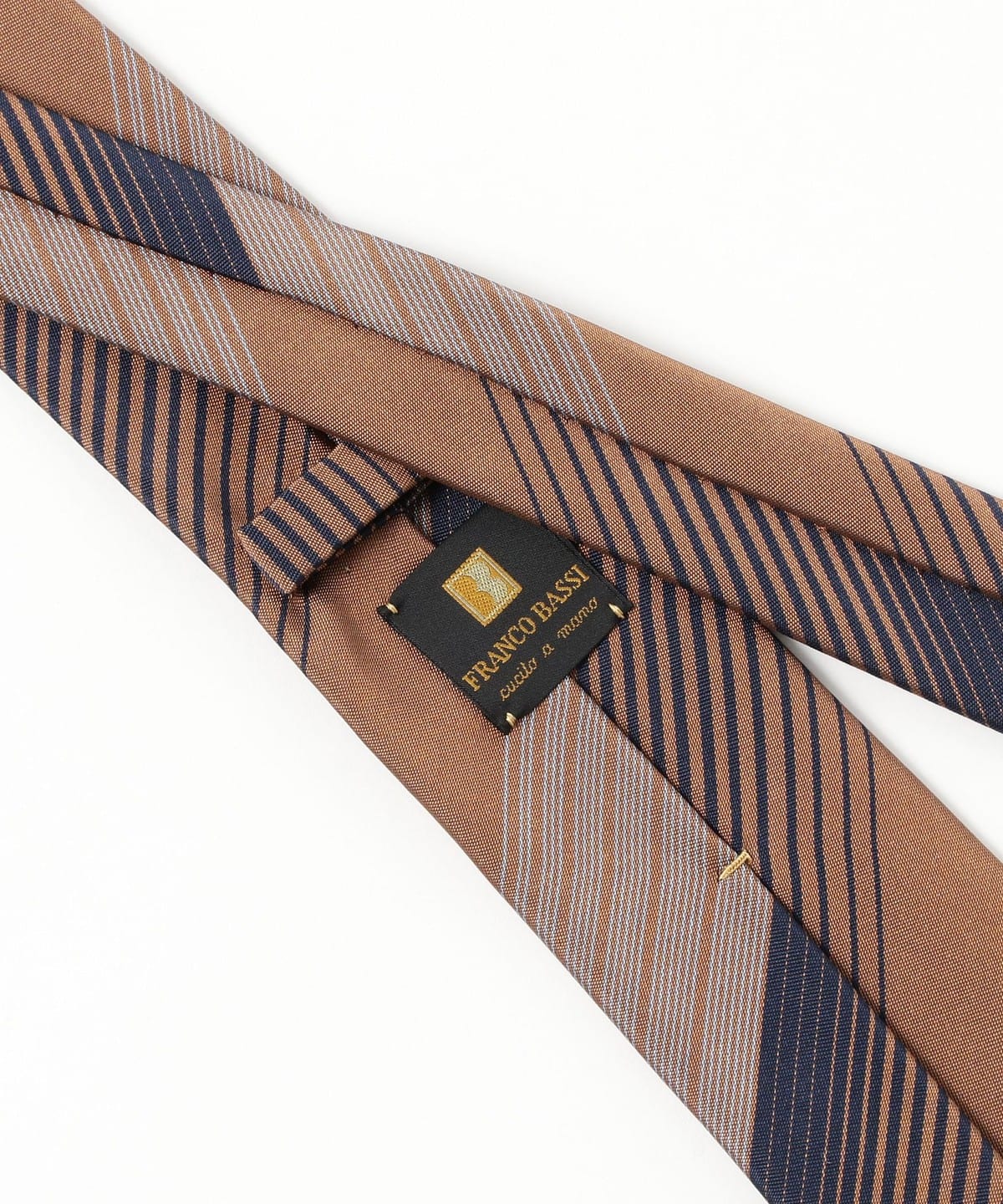 BEAMS F（ビームスF）FRANCO BASSI / シルク ストライプ ネクタイ