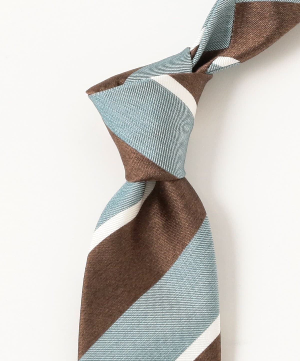 未使用 24SS BEAMS F × フランコバッシ ストライプネクタイ BEAMS F（ビームスF）FRANCO BASSI / シルク ストライプ ネクタイ