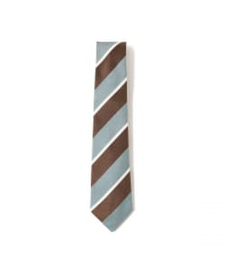 FRANCO BASSI / シルク ストライプ ネクタイ