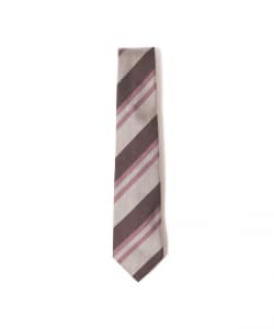 FRANCO BASSI / シルク ストライプ ネクタイ