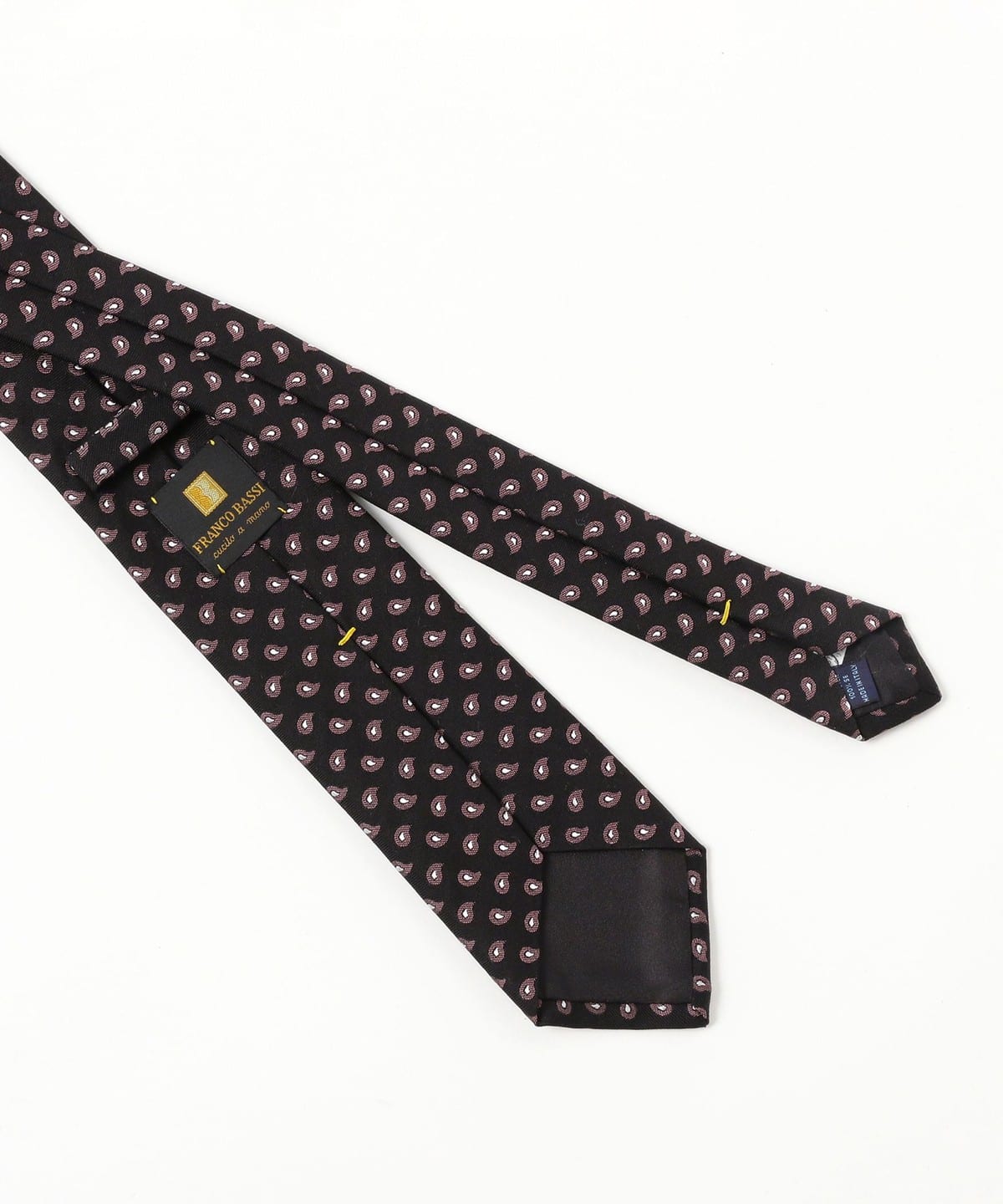 BEAMS F（ビームスF）FRANCO BASSI / シルク ペイズリー柄 ジャカード