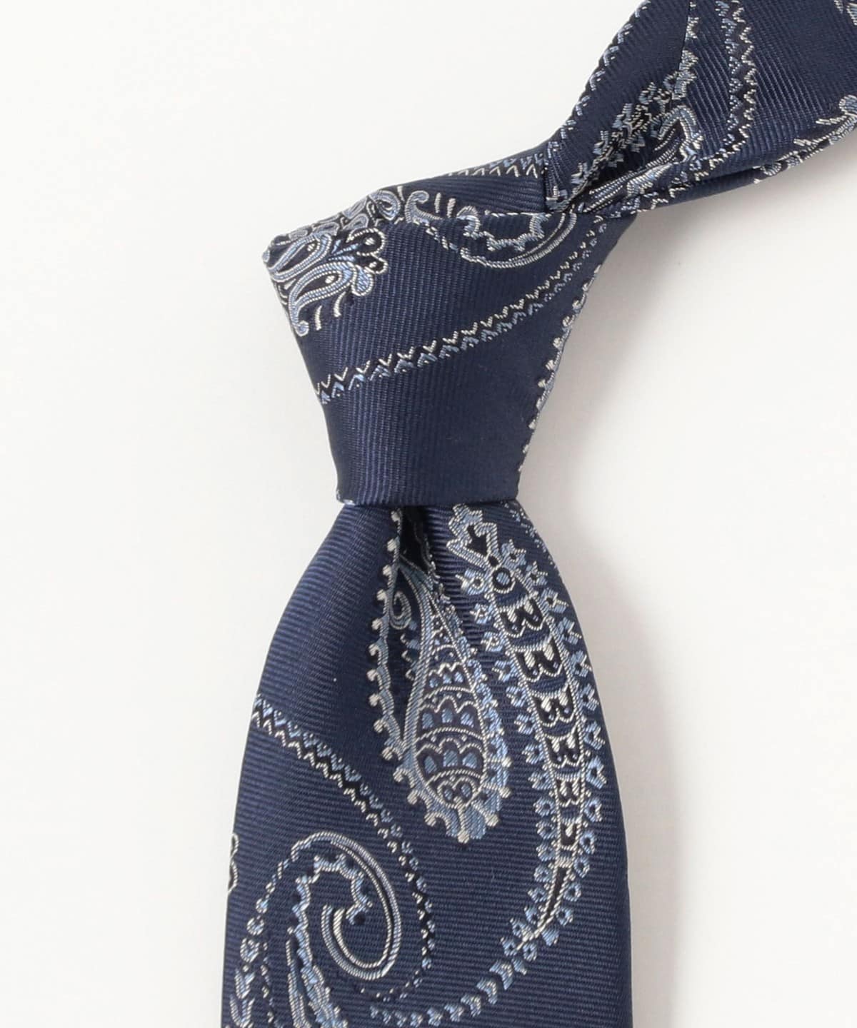 BEAMS F（ビームスF）FRANCO BASSI / シルク ペイズリー柄 ジャカード