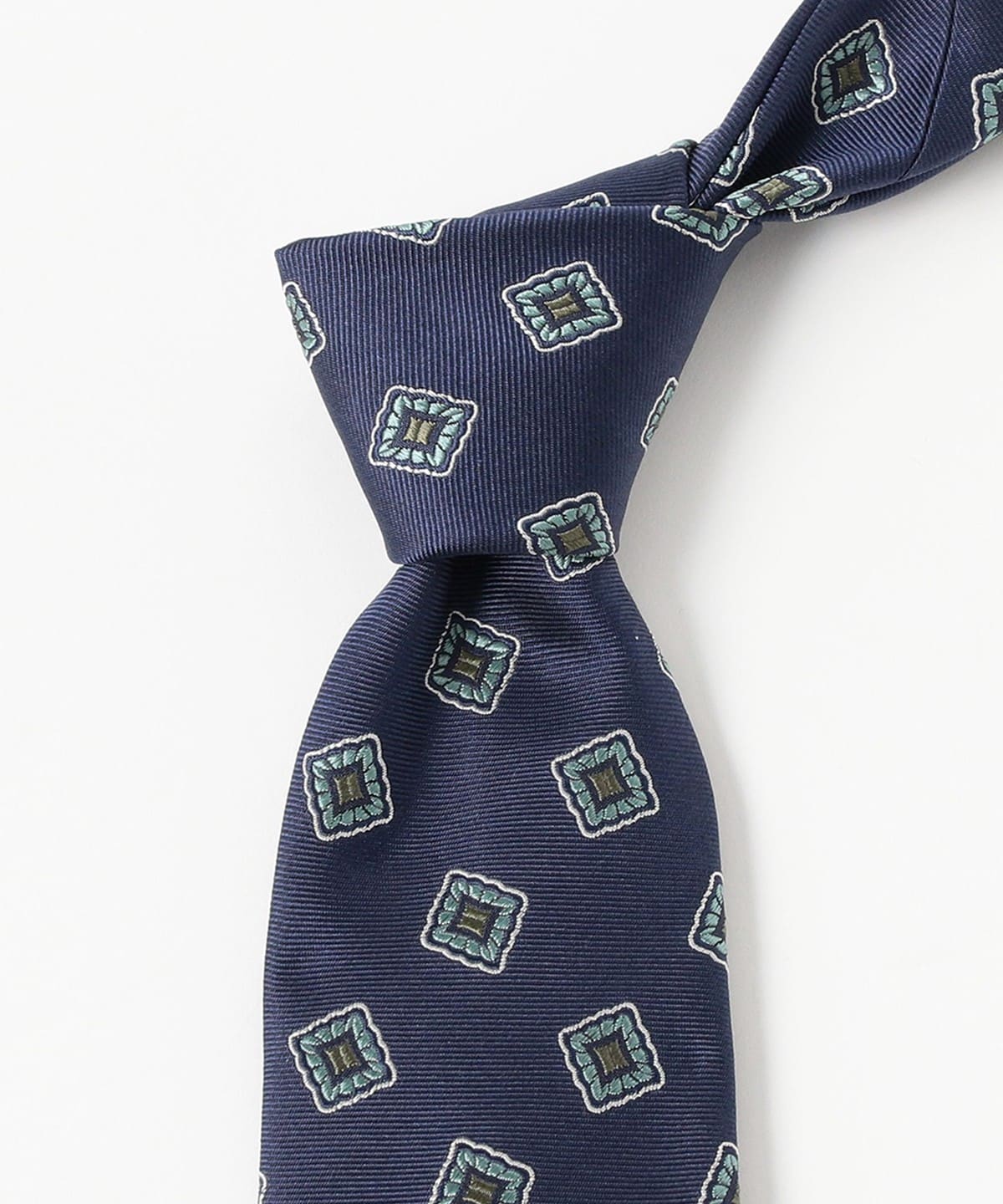 BEAMS F (BEAMS F) FRANCO BASSI / Silk Small Pattern Jacquard Tie