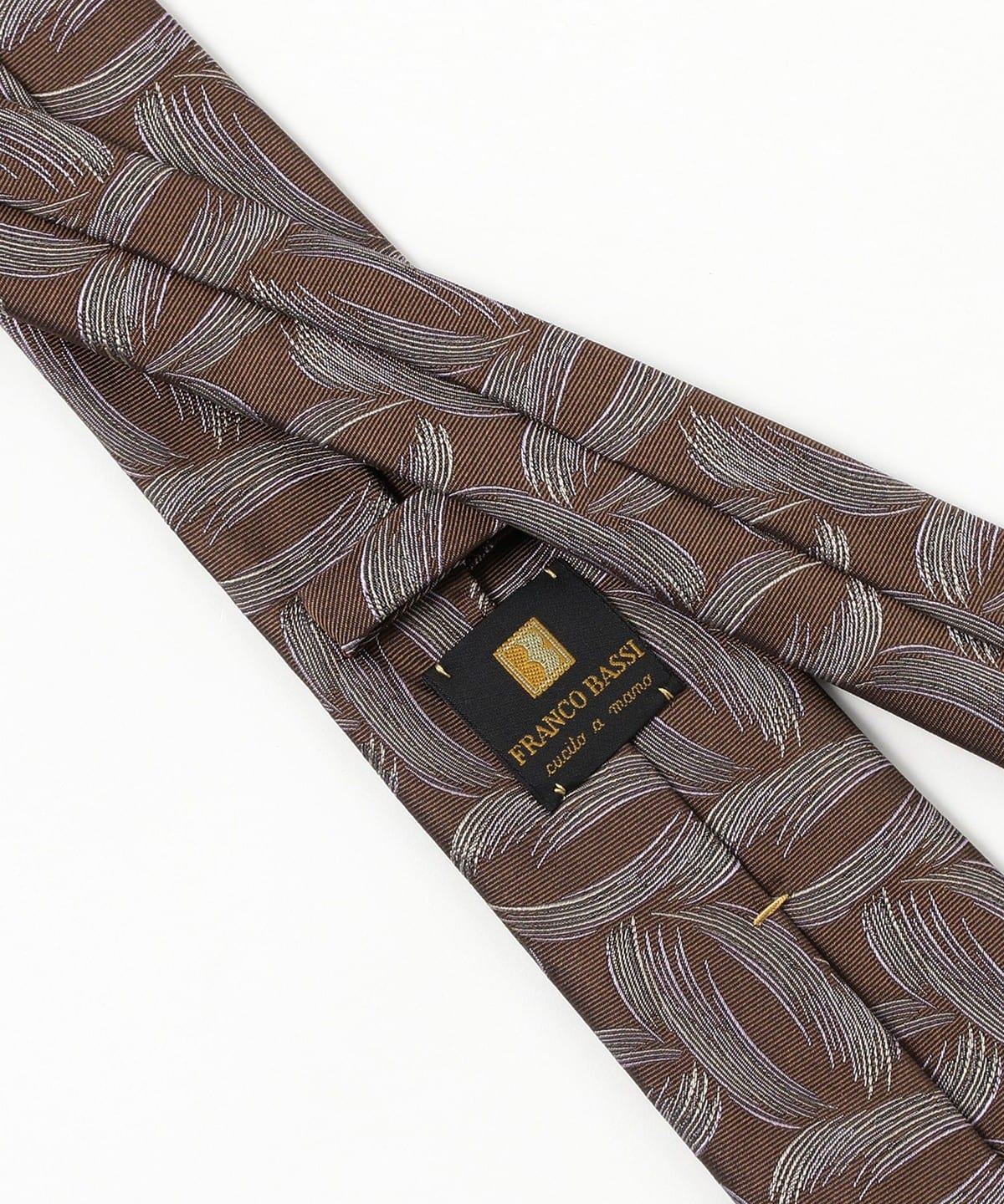 【極美品】FRANCO BASSI for BEAMS F ジャガード織り BEAMS F（ビームスF）FRANCO BASSI / シルク ジャカード ネクタイ