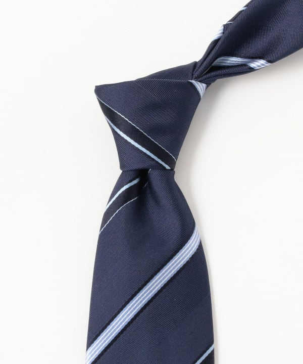 BEAMS F（ビームスF）シルク ストライプ ネクタイ（スーツ・ネクタイ