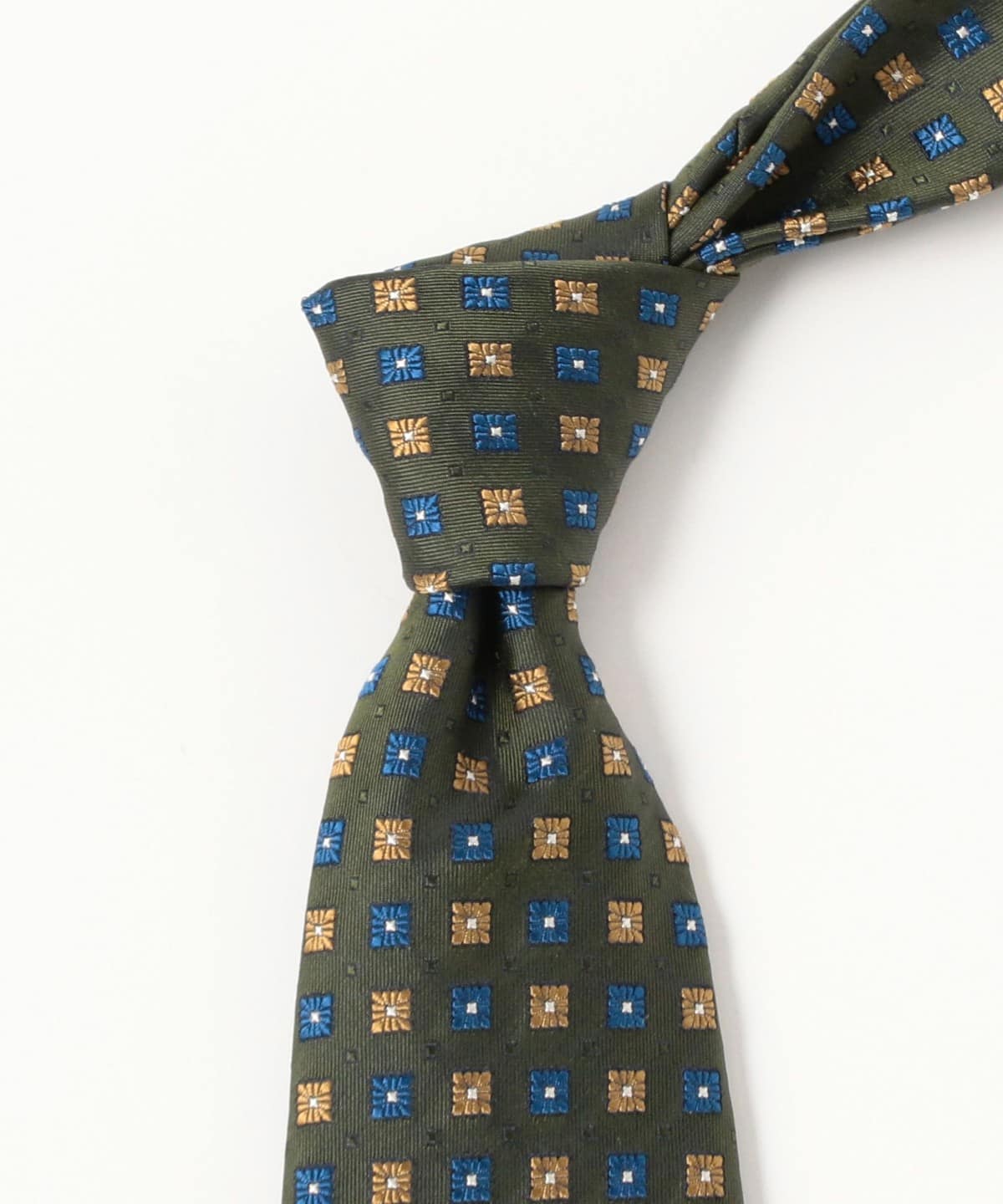 BEAMS F（ビームスF）シルク 小紋柄 ジャカード ネクタイ（スーツ
