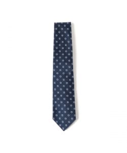Silk small pattern jacquard tie
