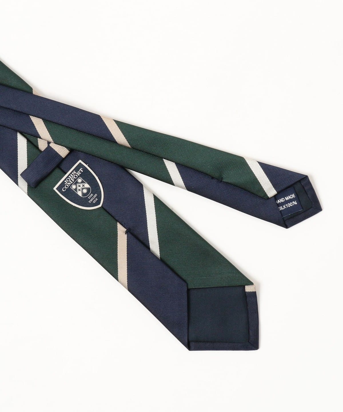 BEAMS F（ビームスF）JOHN COMFORT / シルク ストライプ ネクタイ