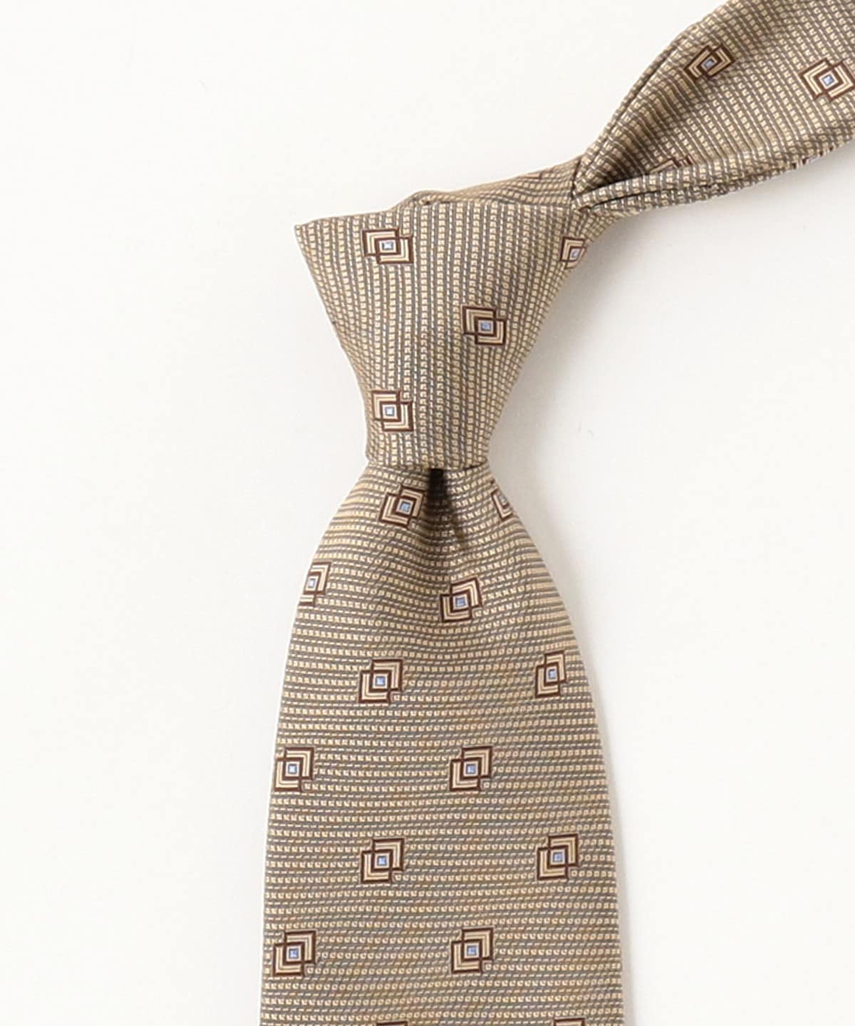 BEAMS F（ビームスF）JOHN COMFORT / シルク 小紋柄 ジャカード