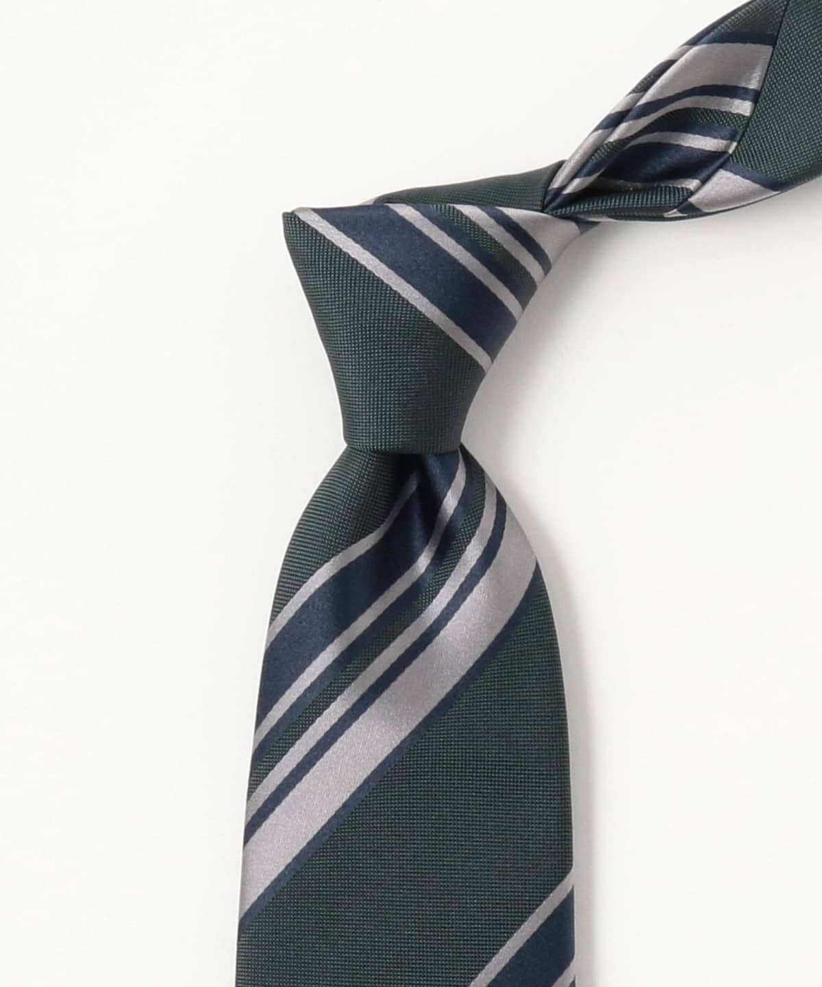 BEAMS F（ビームスF）シルク ストライプ ネクタイ（スーツ・ネクタイ