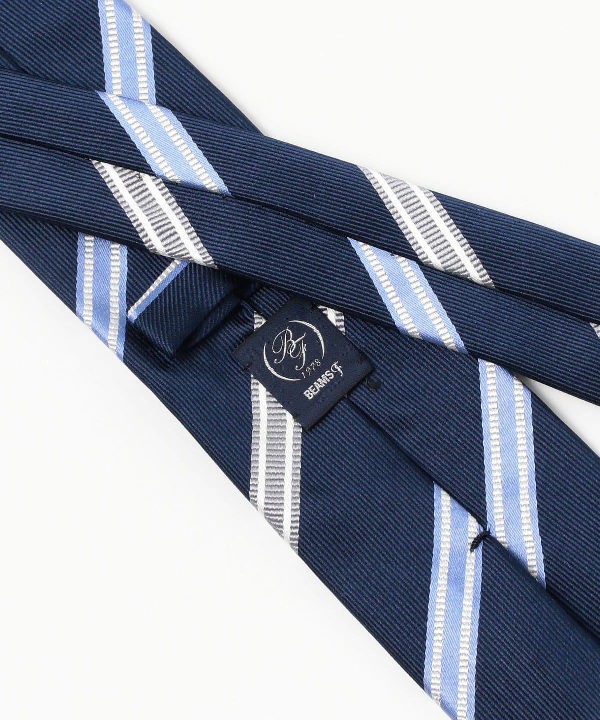 BEAMS F（ビームスF）シルク ストライプ ネクタイ（スーツ・ネクタイ