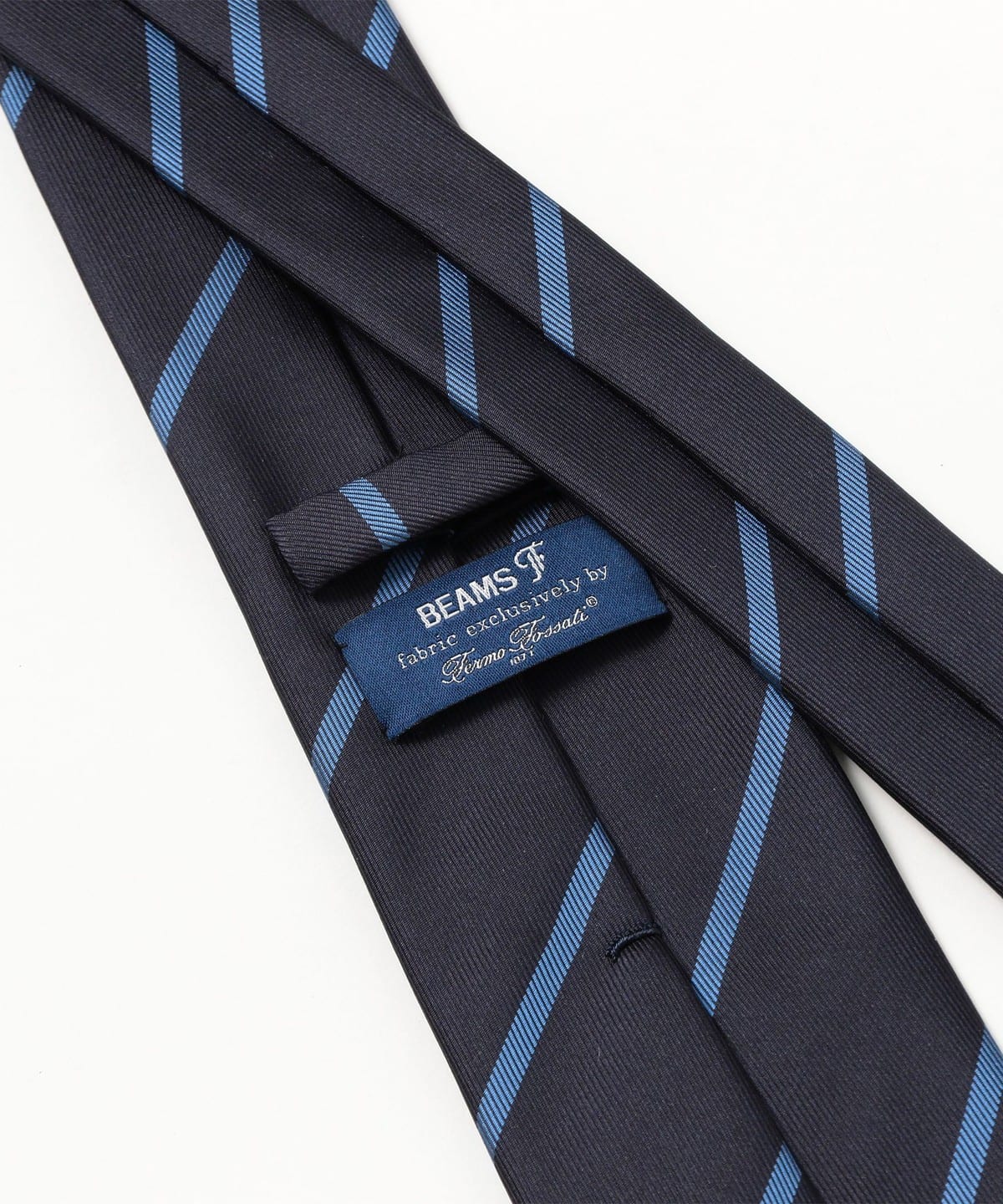 BEAMS F（ビームスF） Fermo Fossati シルク ストライプ ネクタイ