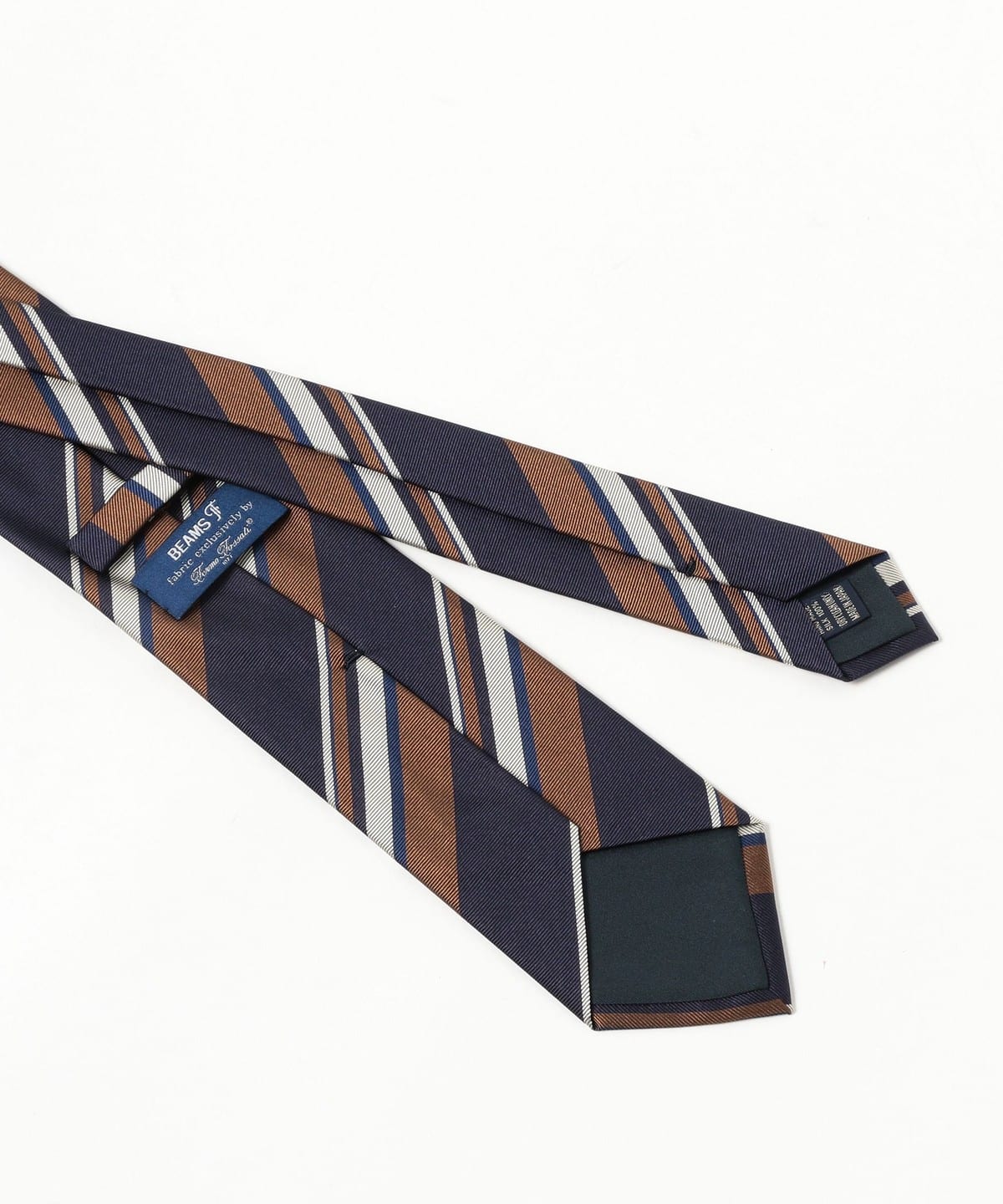 BEAMS F（ビームスF） Fermo Fossati シルク ストライプ ネクタイ