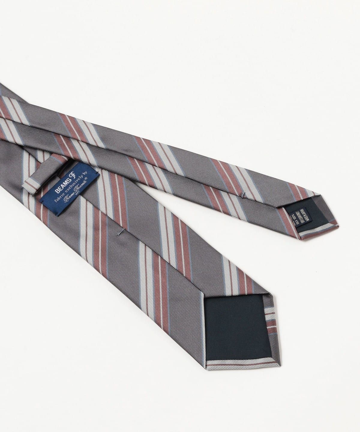 BEAMS F（ビームスF） Fermo Fossati シルク ストライプ ネクタイ