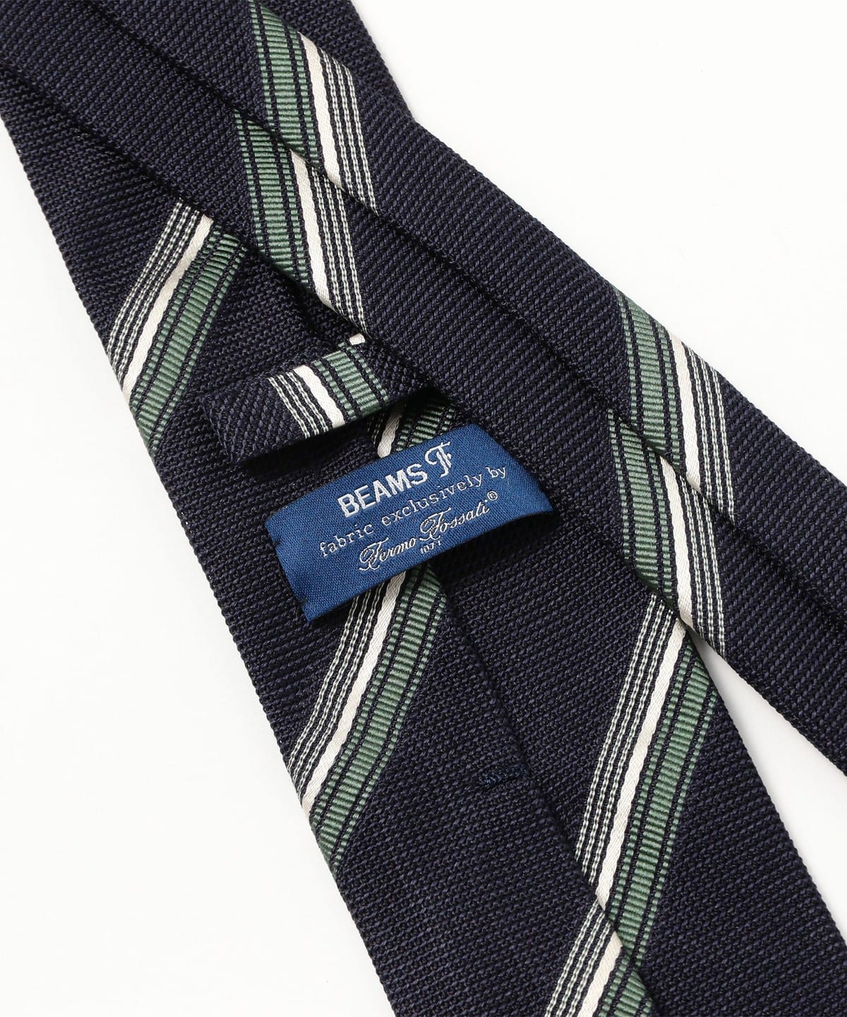 BEAMS F（ビームスF） Fermo Fossati シルク ストライプ ネクタイ