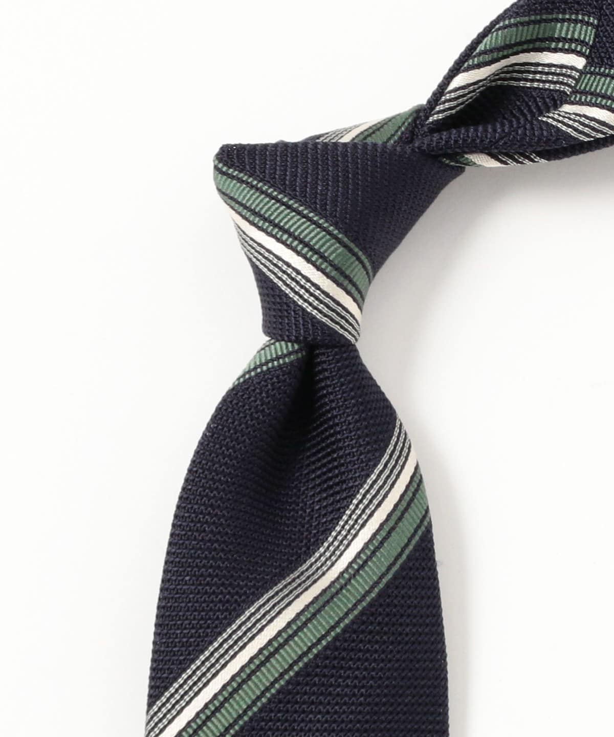 BEAMS F（ビームスF） Fermo Fossati シルク ストライプ ネクタイ