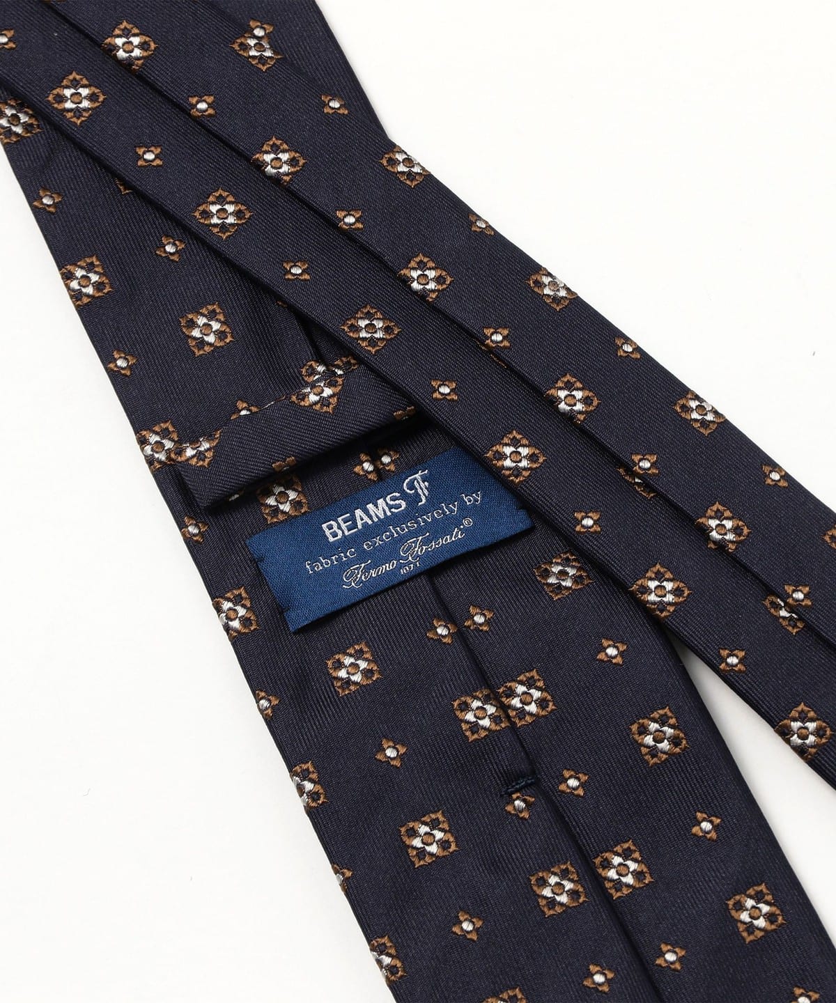 BEAMS F（ビームスF）Fermo Fossati シルク 小紋柄 ジャカード