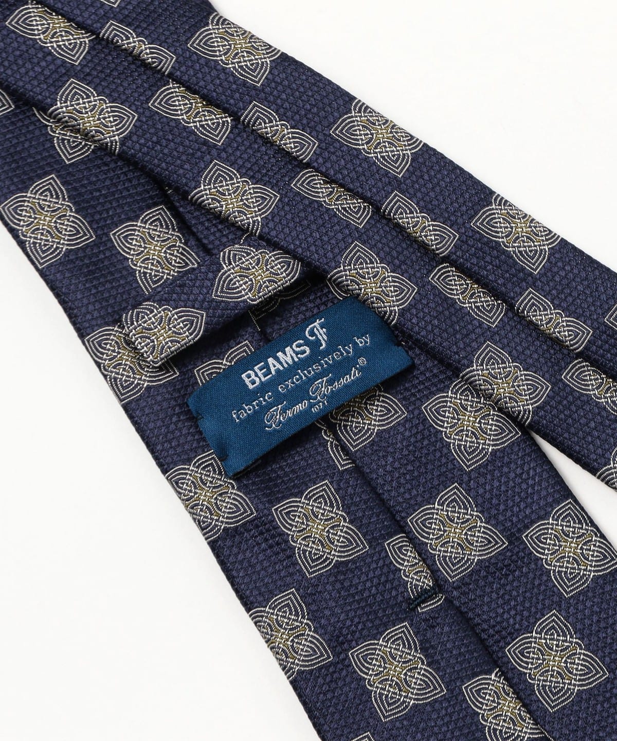 BEAMS F BEAMS Fermo Fossati Silk Small Pattern Jacquard Tie (Suits