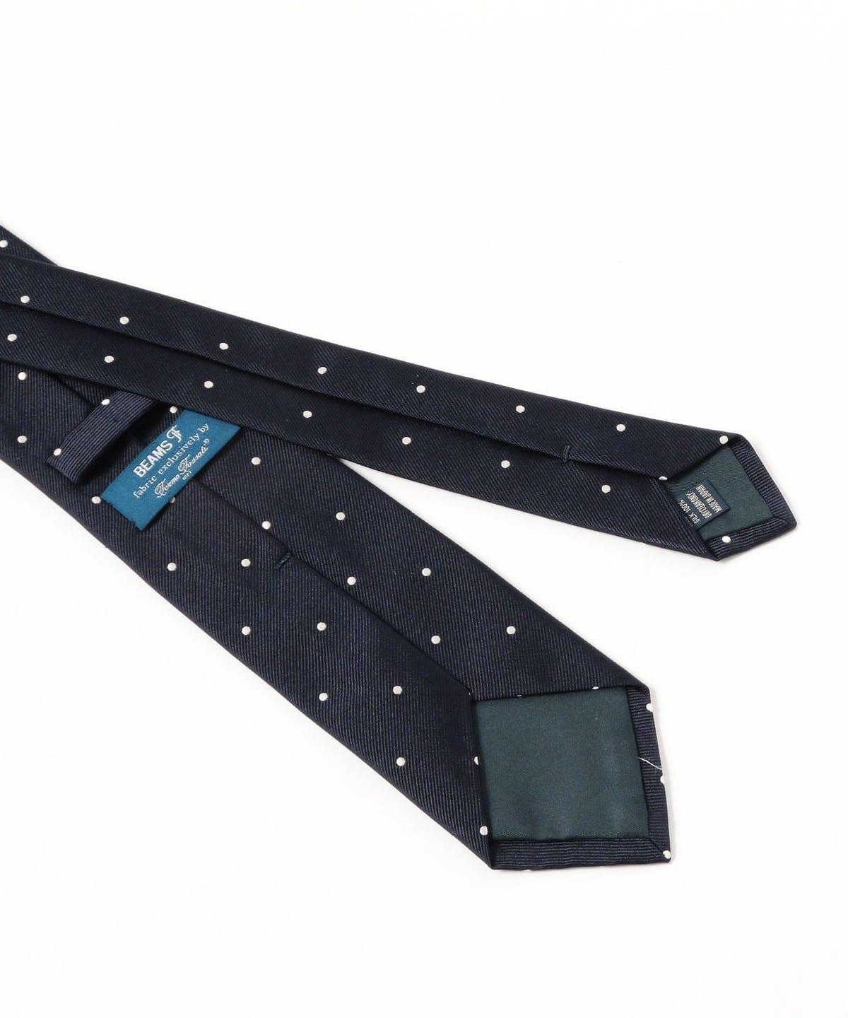 BEAMS F（ビームスF）Fermo Fossati シルク ドット柄 ジャカード