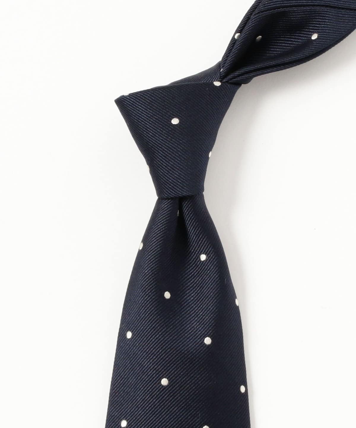 BEAMS F（ビームスF）Fermo Fossati シルク ドット柄 ジャカード
