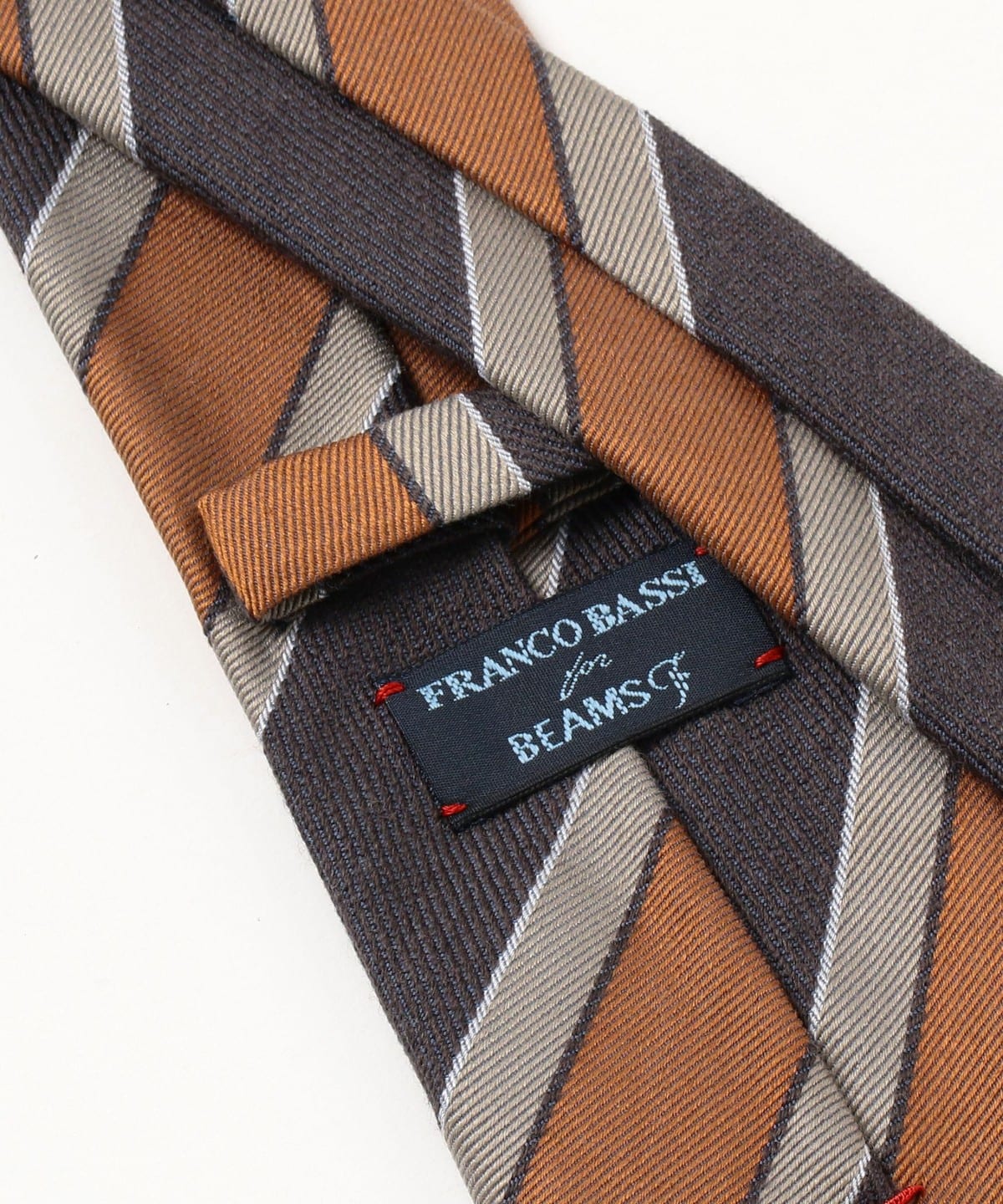 BEAMS F（ビームスF）FRANCO BASSI / ミックスファブリック ストライプ