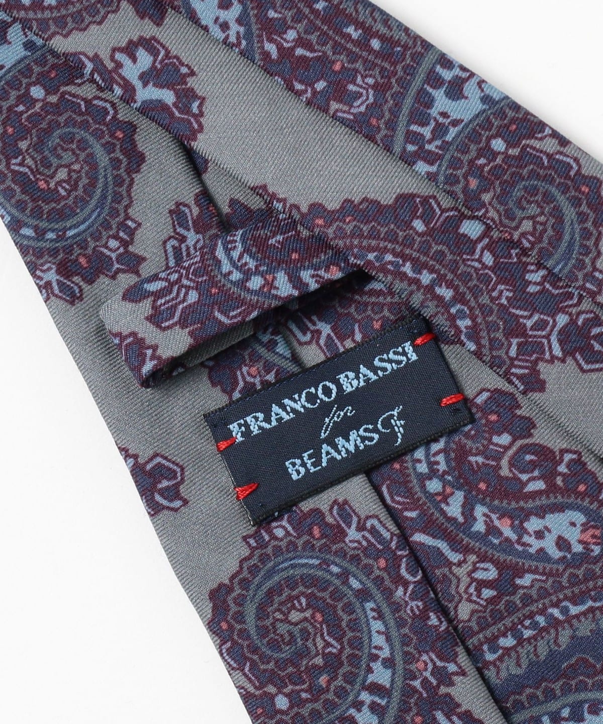 BEAMS F（ビームスF）FRANCO BASSI / ウールシルク ペイズリー柄