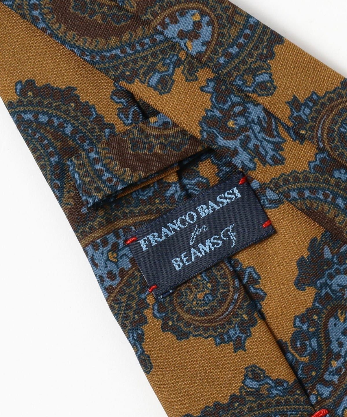 BEAMS F（ビームスF）FRANCO BASSI / ウールシルク ペイズリー柄