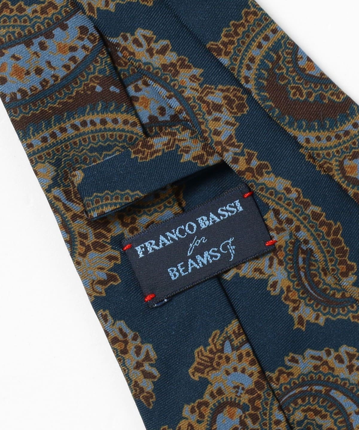 BEAMS F（ビームスF）FRANCO BASSI / ウールシルク ペイズリー柄