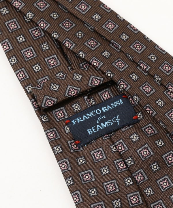 FRANCO BASSI / 小圖案印花絲質領帶