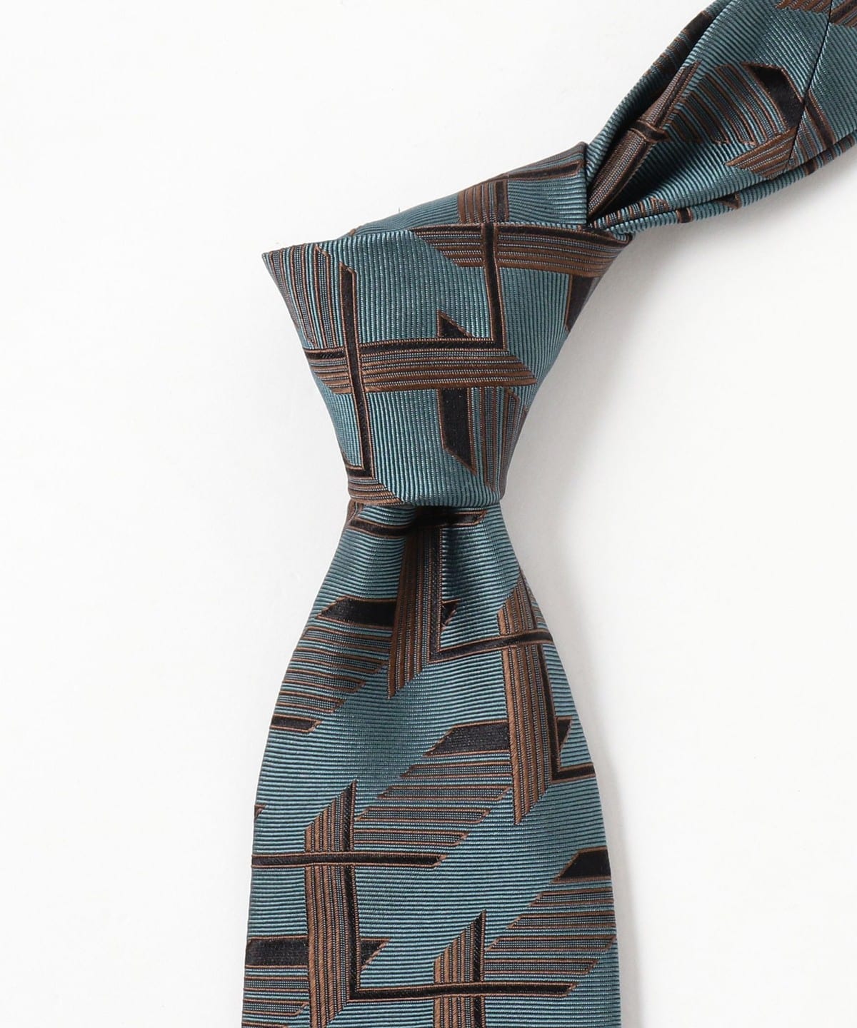 【極美品】FRANCO BASSI for BEAMS F ジャガード織り BEAMS F（ビームスF）FRANCO BASSI / シルク ジャカード ネクタイ