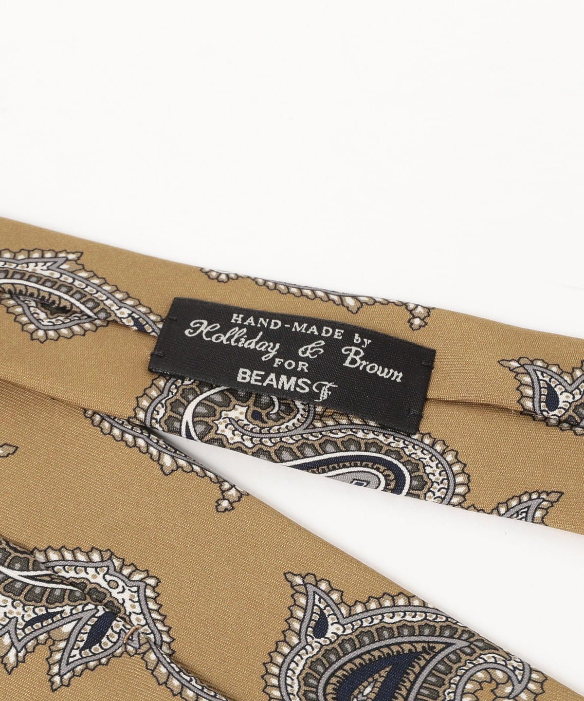 BEAMS F（ビームスF）Holliday & Brown / シルク ペイズリー柄