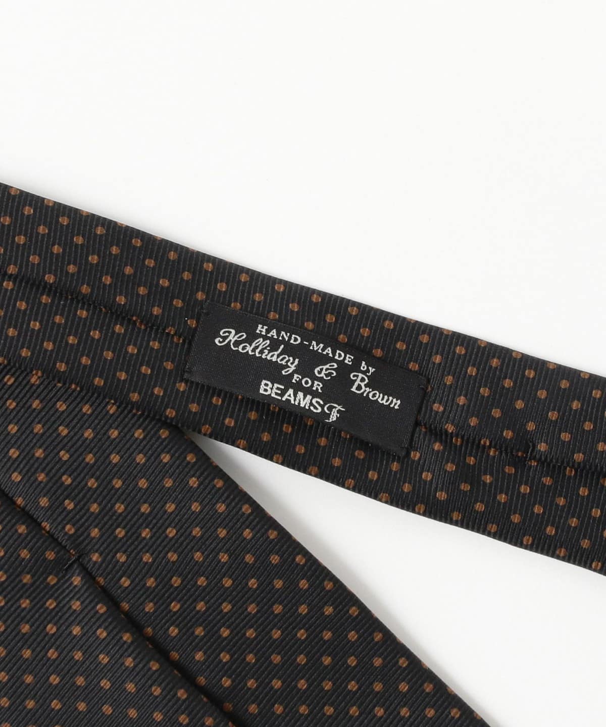 BEAMS F（ビームスF）Holliday & Brown / シルク ドット柄 ジャカード