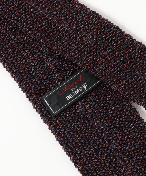 ASCOT / メランジ ニット タイ