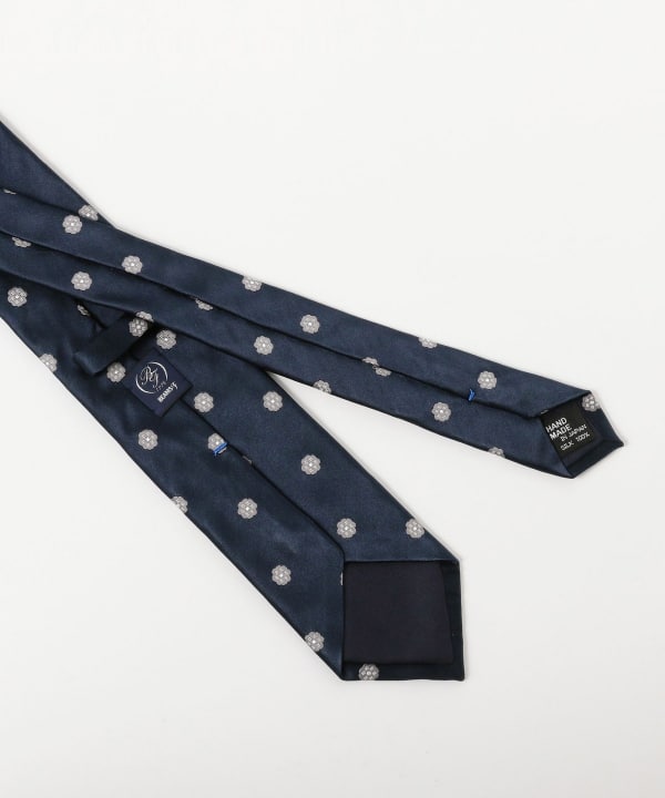 シルク 小紋柄 ジャカード ネクタイ