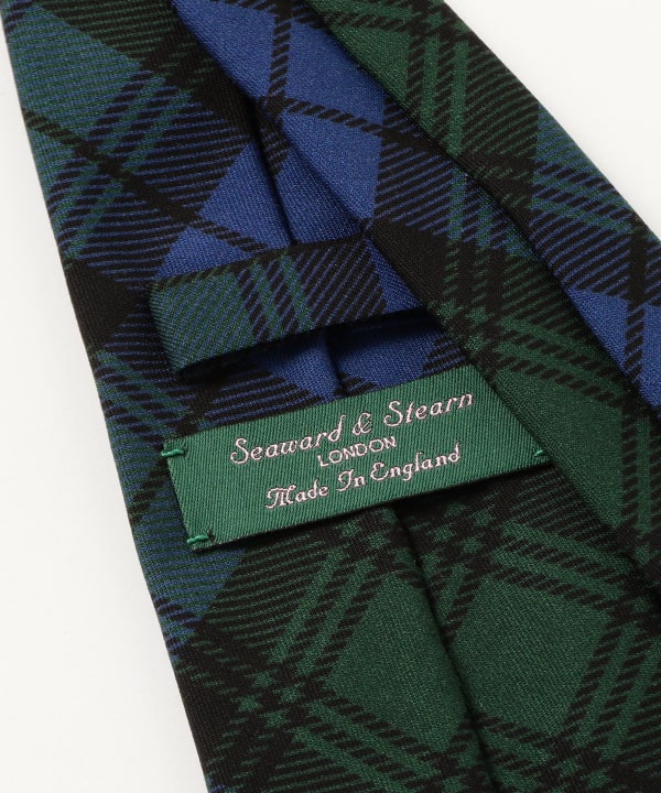 Seaward & Stearn / ウール チェック柄 ネクタイ